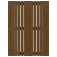 Testiera da Parete Ambra 82,5x3x110cm in Legno Massello di Pino 824956