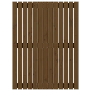 Testiera da Parete Ambra 82,5x3x110cm in Legno Massello di Pino 824956