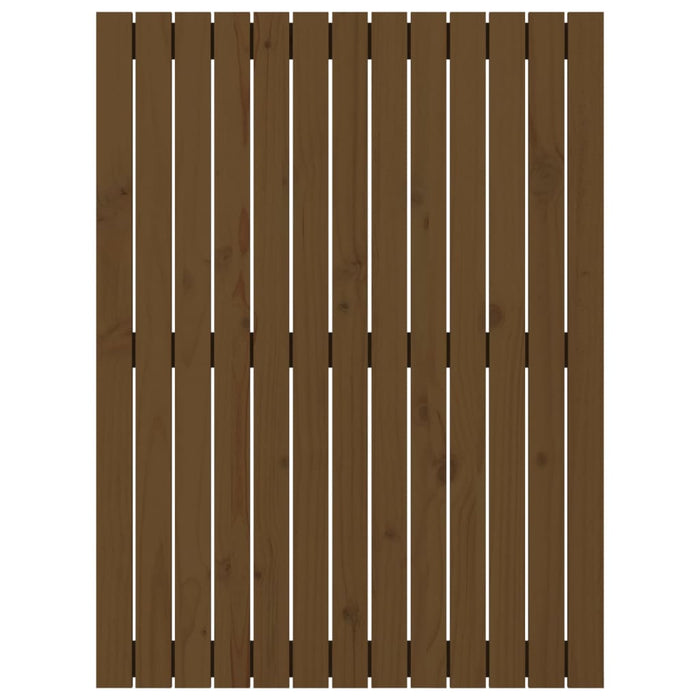 Testiera da Parete Ambra 82,5x3x110cm in Legno Massello di Pino 824956