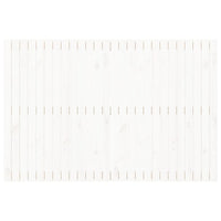 Testiera da Parete Bianca 166x3x110 cm Legno Massello di Pino 824959