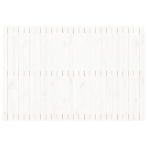 Testiera da Parete Bianca 166x3x110 cm Legno Massello di Pino 824959