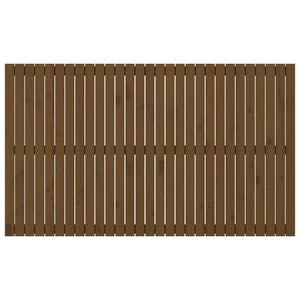 Testiera da Parete Ambra 185x3x110 cm in Legno Massello di Pino 824966