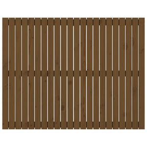 Testiera da Parete Ambra 140x3x110 cm in Legno Massello di Pino 824971