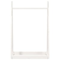 Appendiabiti Bianco 100x45x150 cm in Legno Massello di Pino 824984