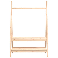 Appendiabiti 100x45,5x150 cm Legno Massello di Pino 824988