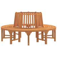 Panchina Albero Circolare Ø 208 Legno Massello di Eucalipto 3154103
