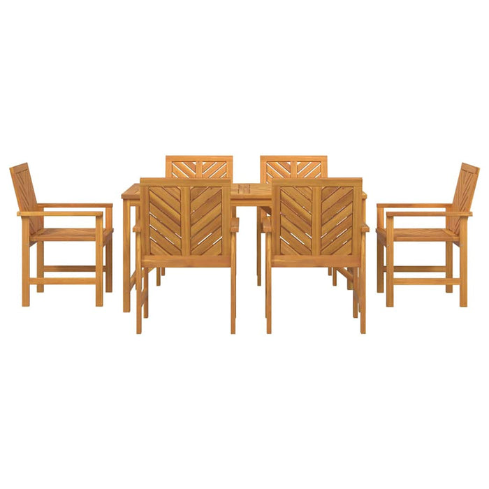 Set da pranzo da giardino 6 pezzi Legno massello di acacia 3154107