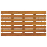 Tavolo Bistrò Pieghevole 100x54x71 cm Massello Acacia e Acciaio 319976