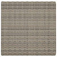 Tavolo Pieghevole da Bistrò Grigio 55x54x71 cm Polyrattan 319985