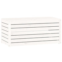 Contenitore Giardino Bianco 101x50,5x46,5cm Legno Massello Pinocod mxl 105998
