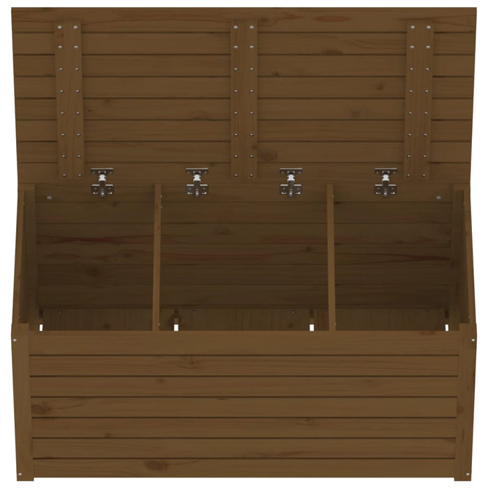 Box da giardino 101 x 50,5 x 46,5 cm in legno di pino massiccio marrone miele 02_0012993