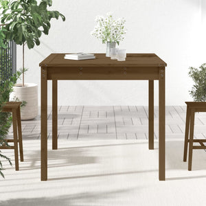 Tavolo da Giardino Ambra 82,5x82,5x76 cm Legno Massello di Pino