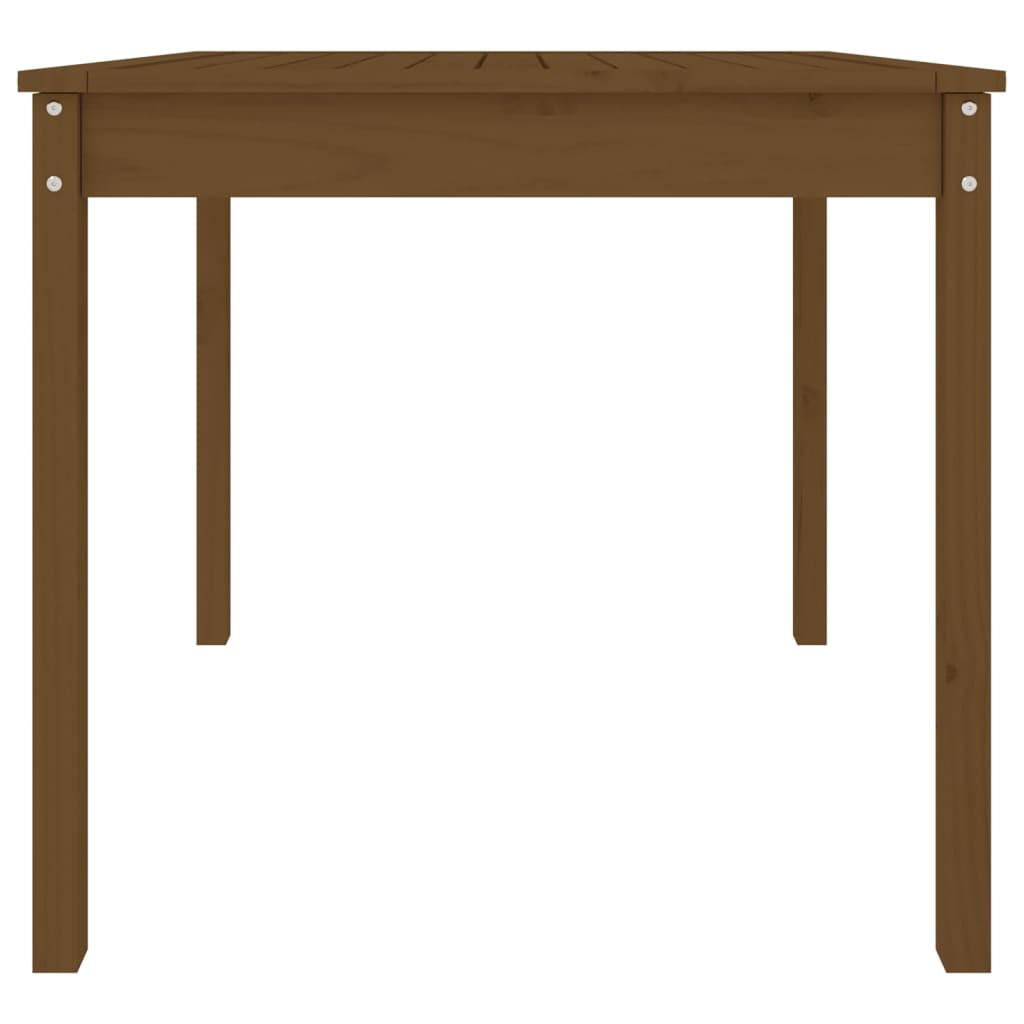 Tavolo da Giardino Ambra 82,5x82,5x76 cm Legno Massello di Pino
