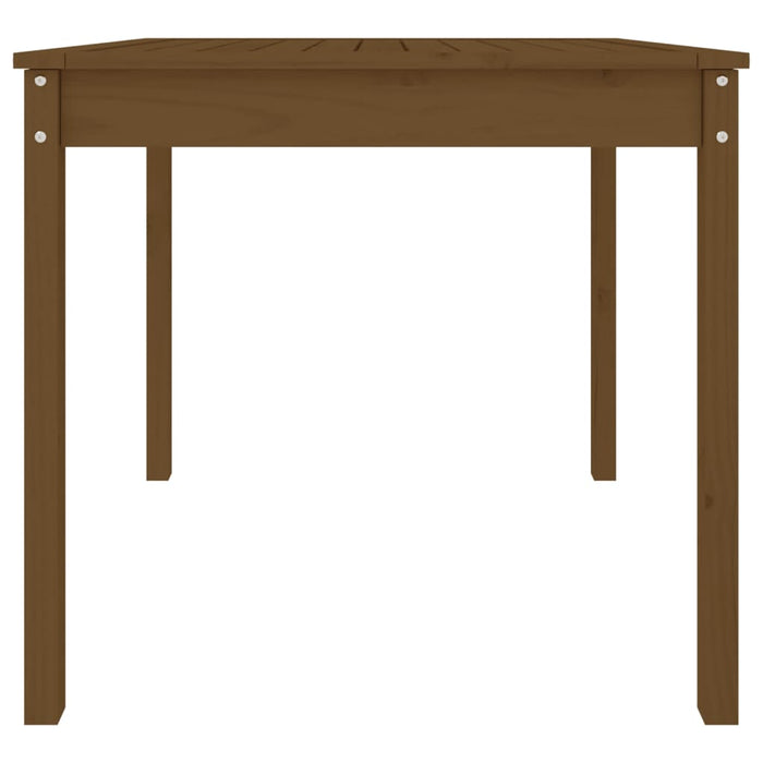 Tavolo da Giardino Ambra 82,5x82,5x76 cm Legno Massello di Pino