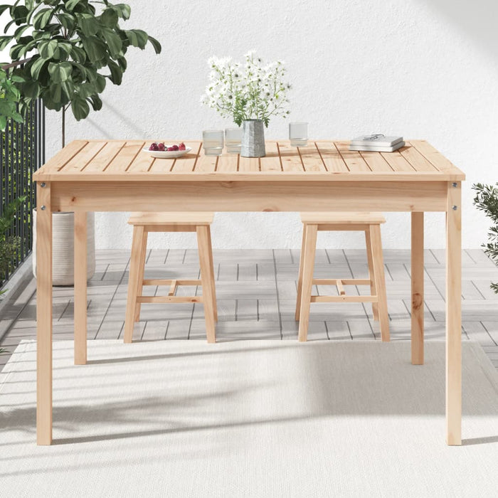 Tavolo da Giardino 121x82,5x76 cm in Legno Massello di Pinocod mxl 81993