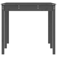 Tavolo da Giardino Grigio 159,5x82,5x76 cm Legno Massello Pino
