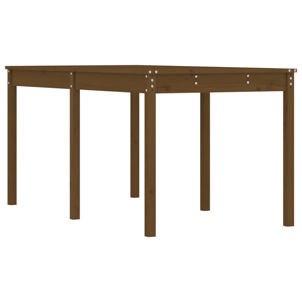 Tavolo da Giardino Ambra 159,5x82,5x76cm Legno Massello di Pino 823979