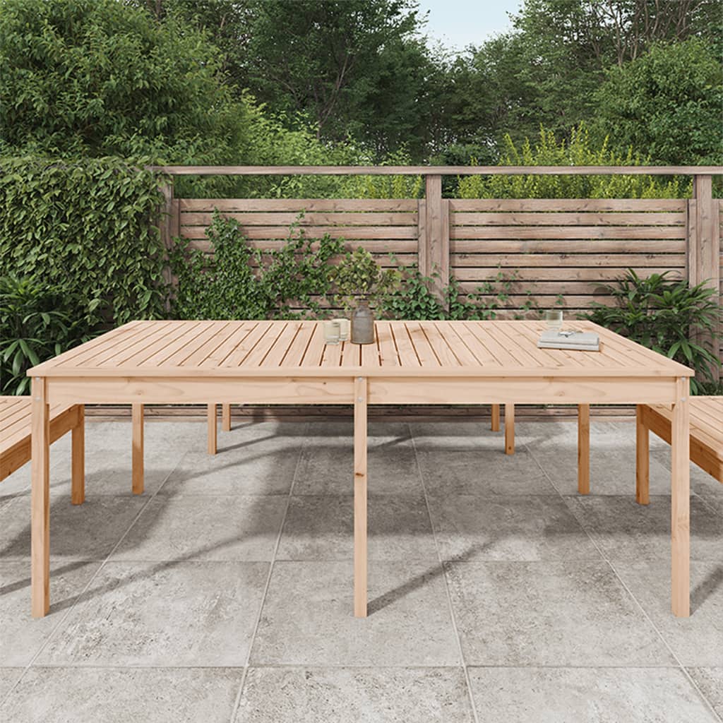 Tavolo da Giardino 203,5x100x76 cm in Legno Massello di Pino 823983