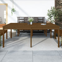 Tavolo da Giardino Ambra 203,5x100x76cm Legno Massello di Pino