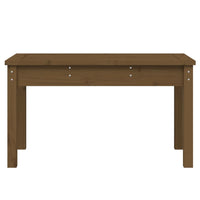 Panca da Giardino Ambra 80x44x45 cm Legno Massello di Pino 824000