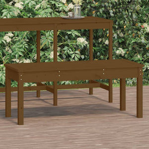Panca da Giardino Ambra 109x44x45 cm Legno Massello di Pino