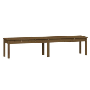 Panca Giardino 2 Posti Ambra 203,5x44x45cm Legno Massello Pino 824021