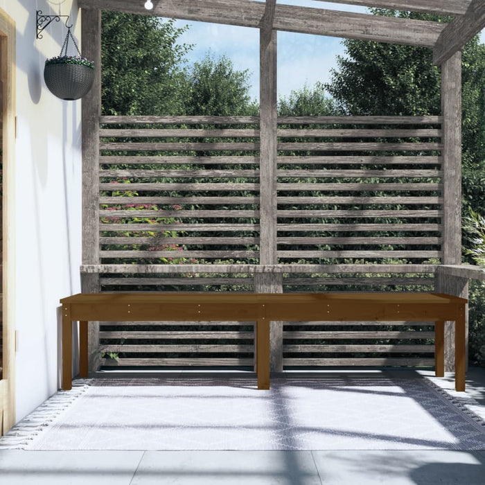 Panca Giardino 2 Posti Ambra 203,5x44x45cm Legno Massello Pino 824021