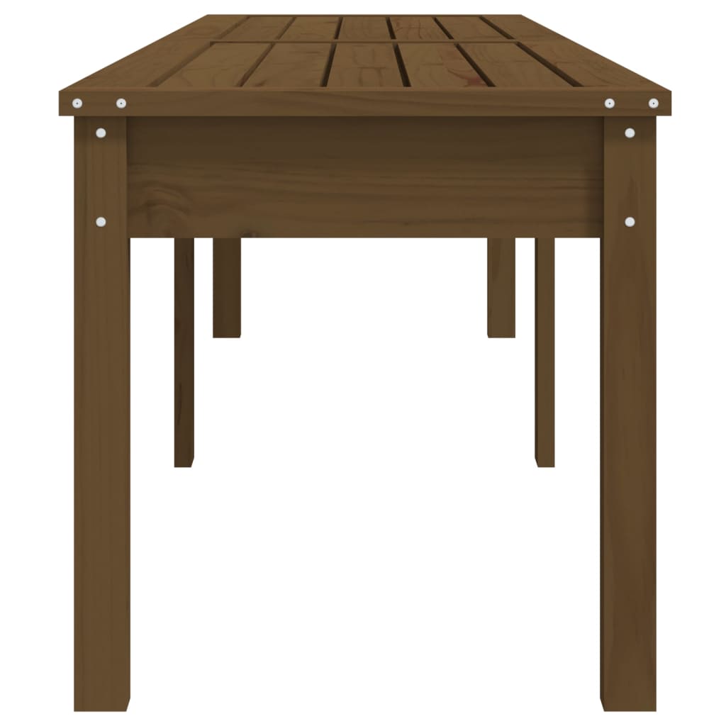 Panca Giardino 2 Posti Ambra 203,5x44x45cm Legno Massello Pino 824021