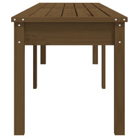 Panca Giardino 2 Posti Ambra 203,5x44x45cm Legno Massello Pino 824021