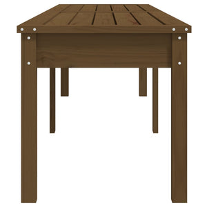 Panca Giardino 2 Posti Ambra 203,5x44x45cm Legno Massello Pino 824021