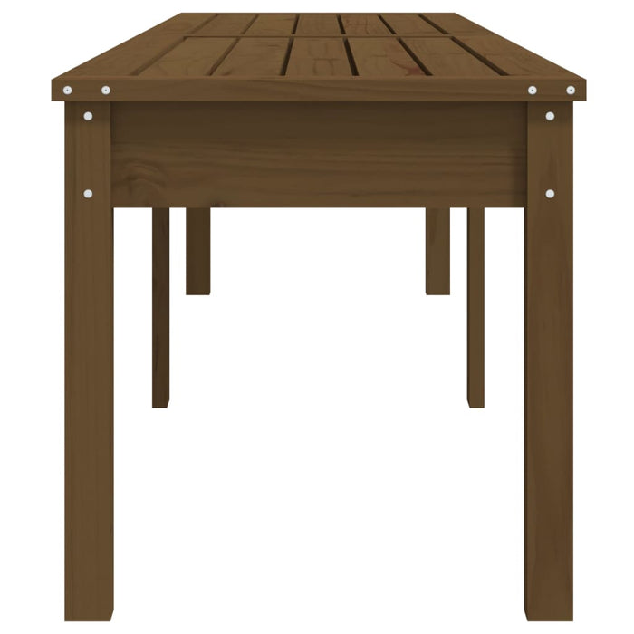 Panca Giardino 2 Posti Ambra 203,5x44x45cm Legno Massello Pino 824021
