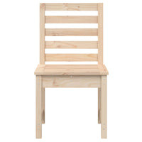 Sedie da Giardino 2pz 50x48x91,5 cm Legno Massello di Pino 824025