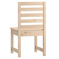 Sedie da Giardino 2pz 50x48x91,5 cm Legno Massello di Pino 824025