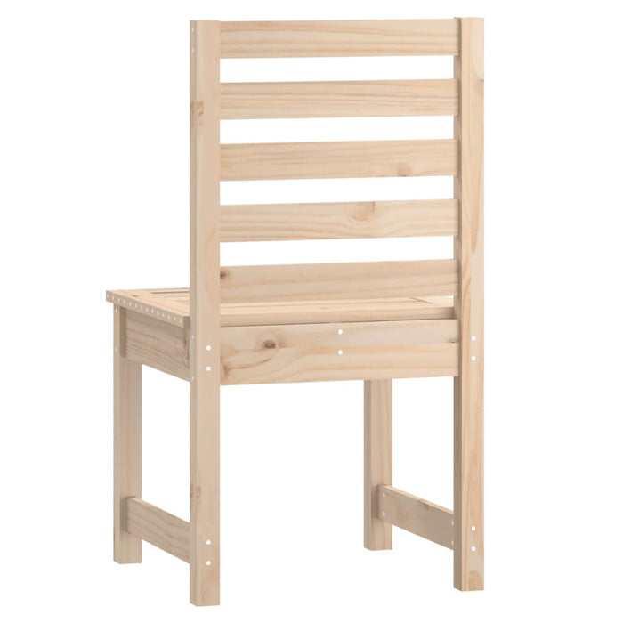 Sedie da Giardino 2pz 50x48x91,5 cm Legno Massello di Pino 824025