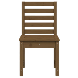 Sedie da Giardino 2pz Ambra 50x48x91,5cm Legno Massello di Pino 824028