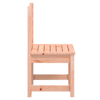 Sedie da Giardino 2pz 50x48x91,5 cm Legno Massello di Douglas