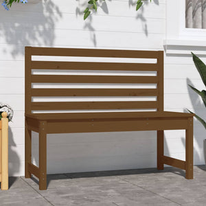 Panca da Giardino Ambra 109 cm in Legno Massello di Pino 824035