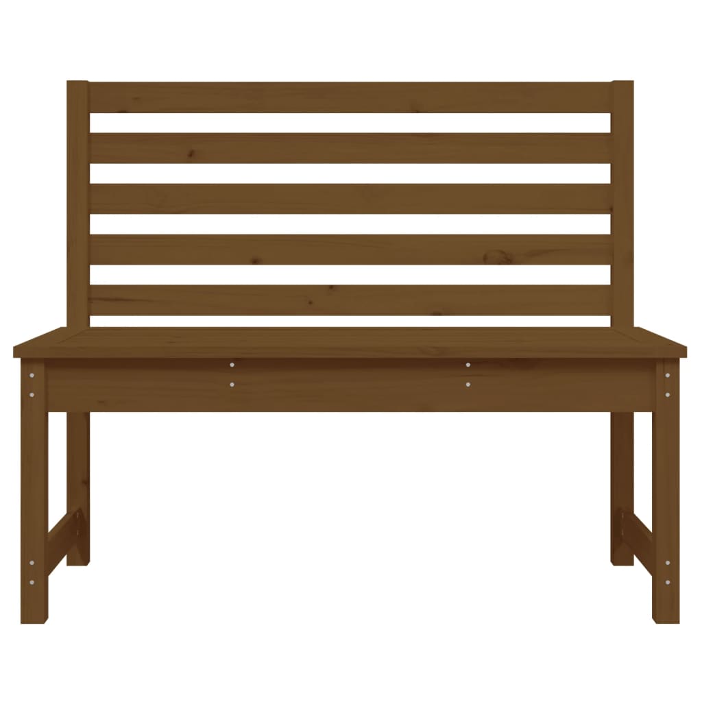 Panca da Giardino Ambra 109 cm in Legno Massello di Pino 824035