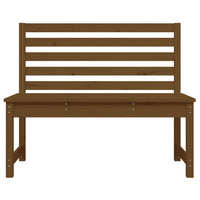 Panca da Giardino Ambra 109 cm in Legno Massello di Pino 824035