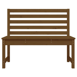 Panca da Giardino Ambra 109 cm in Legno Massello di Pino 824035