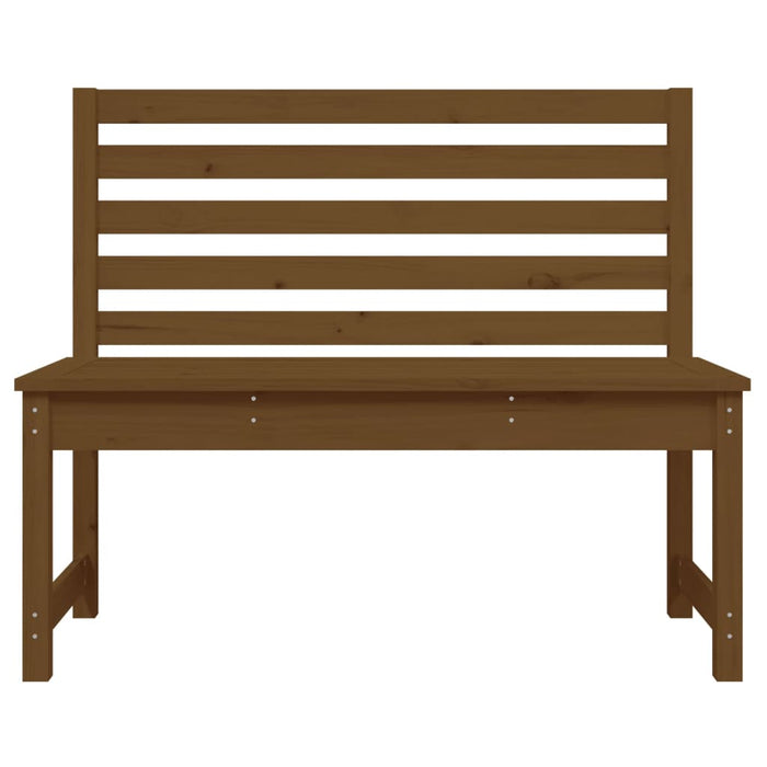 Panca da Giardino Ambra 109 cm in Legno Massello di Pino 824035