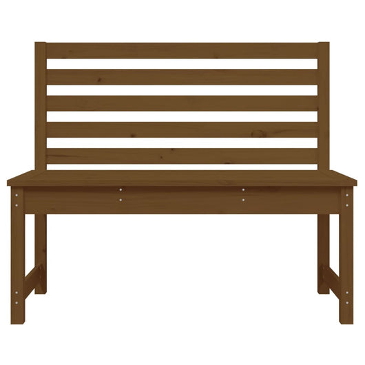 Panca da giardino mobili da giardino per esterni terrazza 109 x 48 x 91,5 cm in legno di pino massiccio marrone miele 02_0011741
