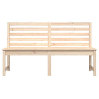 Panca da Giardino 157,5 cm in Legno Massello di Pino 824039