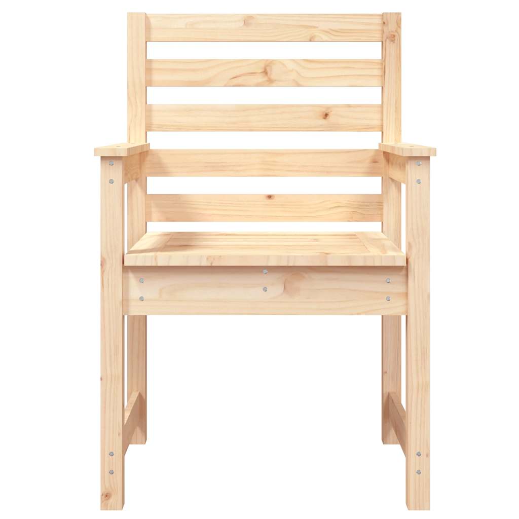 Sedie da Giardino 2pz 60x48x91 cm Legno Massello di Pino 824053