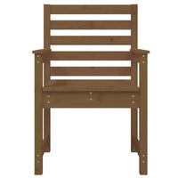 Sedie da Giardino 2pz Ambra 60x48x91 cm Legno Massello di Pino 824056