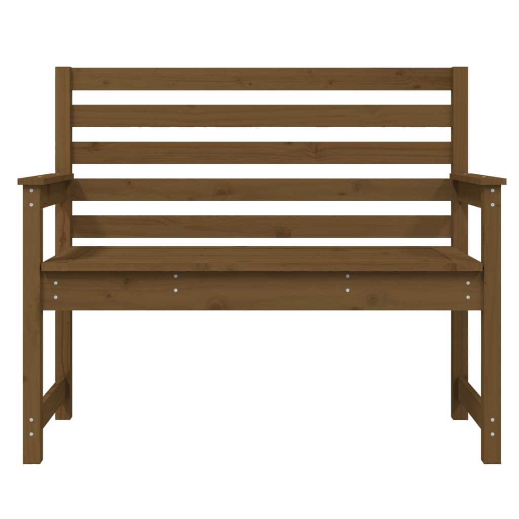 Panca da Giardino Ambra 109x48x91,5 cm Legno Massello di Pino 824063