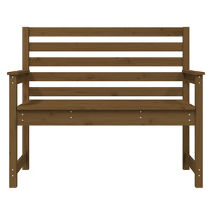 Panca da Giardino Ambra 109x48x91,5 cm Legno Massello di Pino 824063