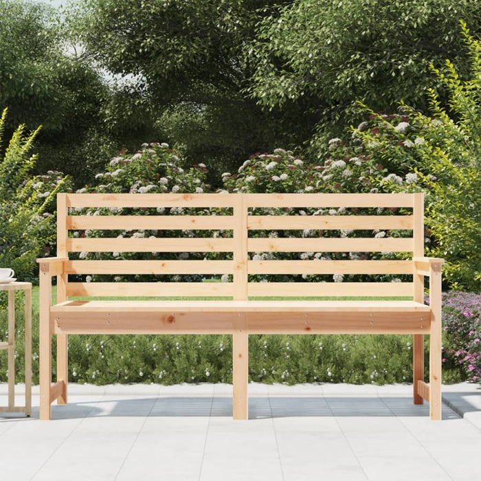 Panca da Giardino 159,5x48x91,5 cm in Legno Massello di Pino 824067