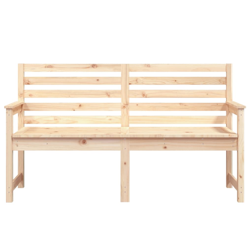 Panca da Giardino 159,5x48x91,5 cm in Legno Massello di Pino 824067