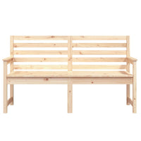 Panca da Giardino 159,5x48x91,5 cm in Legno Massello di Pino 824067